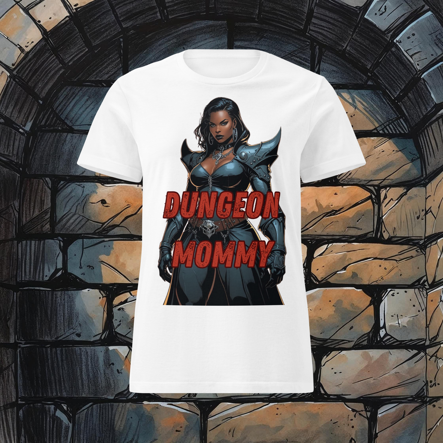 Dungeon Mommy (Mistress of Mayhem) Women's crew neck tee