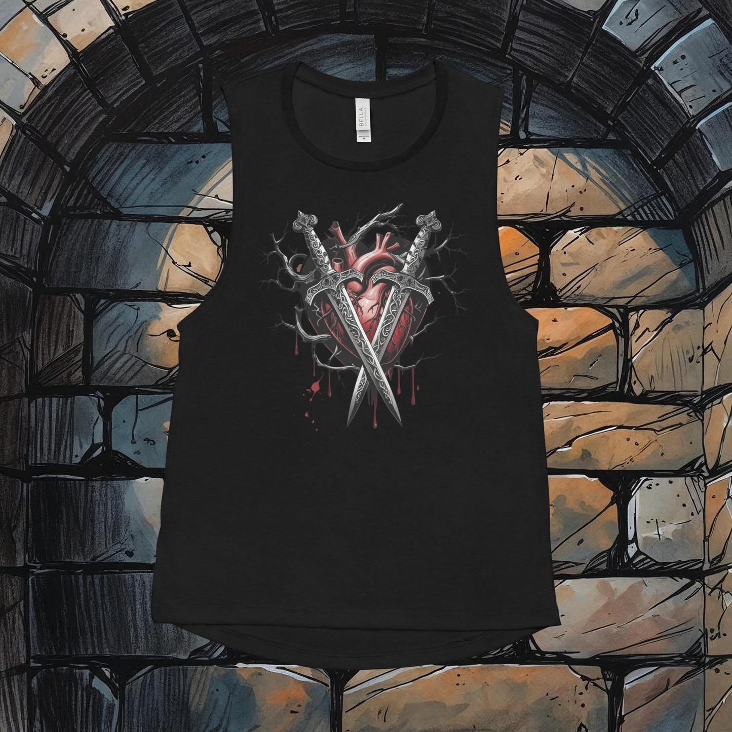 Women's "Party's Damage Dealer" Gothic Tank