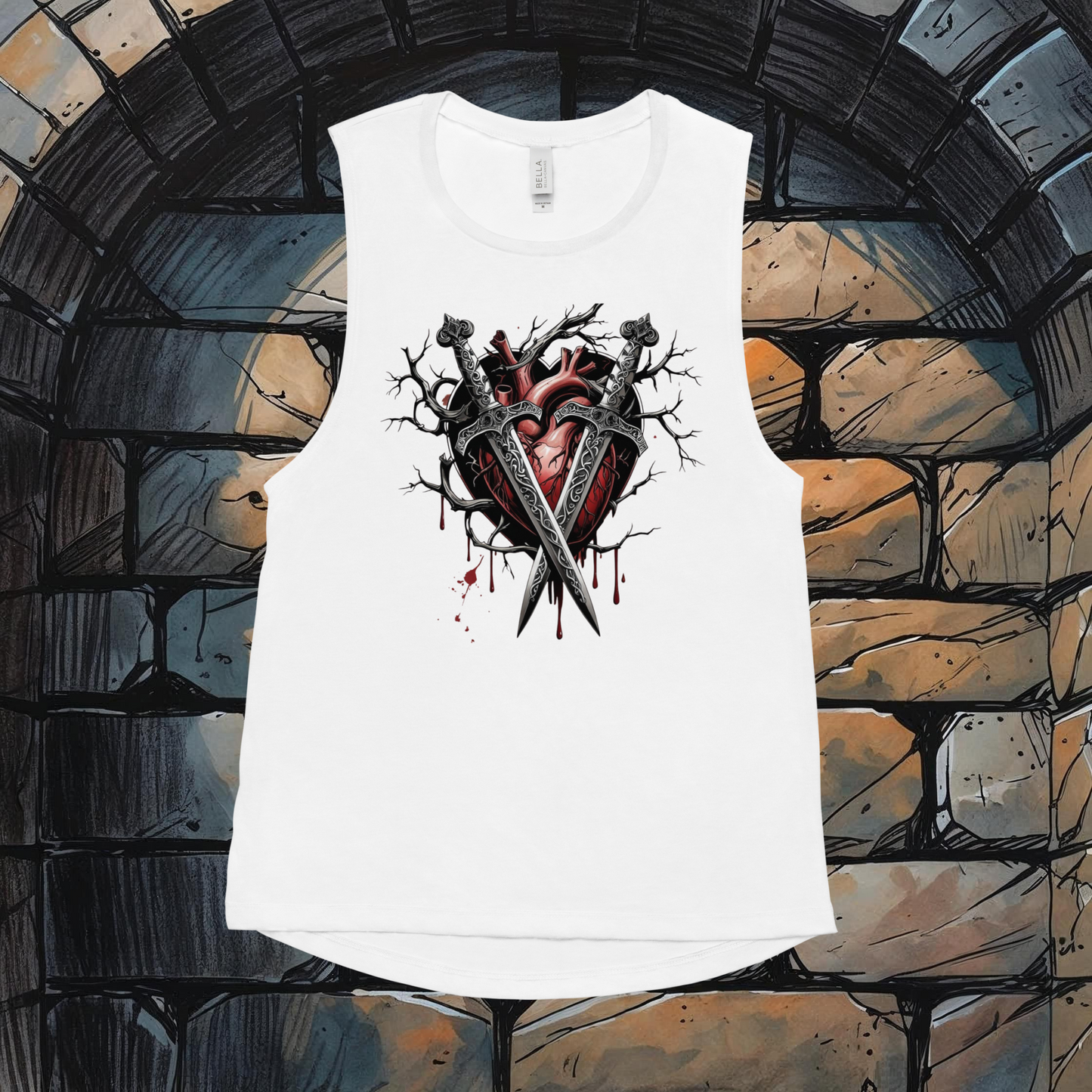 Women's "Party's Damage Dealer" Gothic Tank