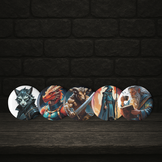 Tiny Badges of Poor Decisions (Pin Set)