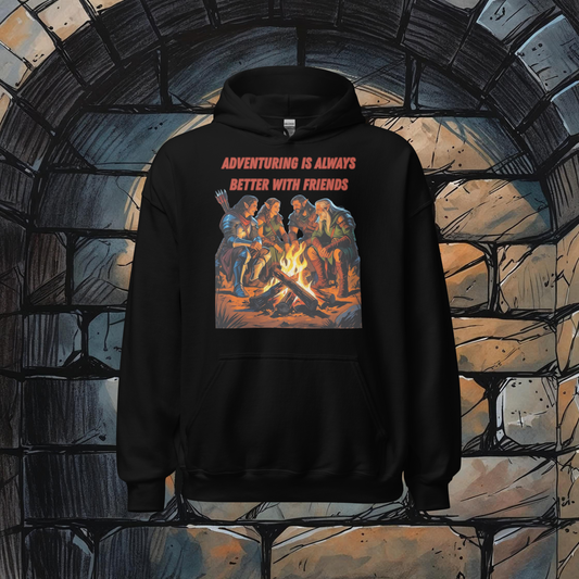 "Better with friends" Unisex hoodie